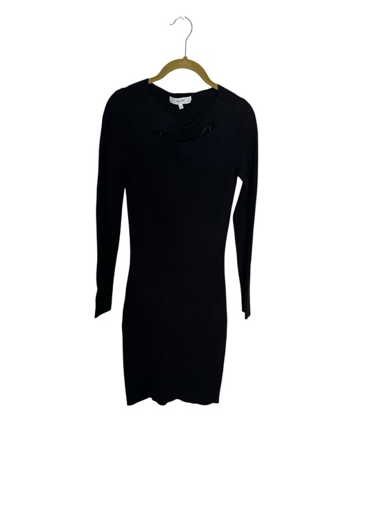 Reiss Dresses & Skirts - Reiss Black Long-Sleeve Knit Dress with Cutout Detail 2